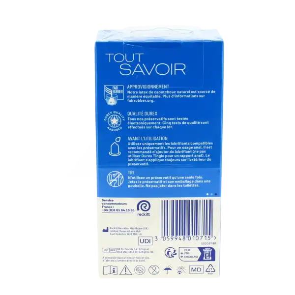 Durex Classic Protect Préservatif Avec Réservoir B/12