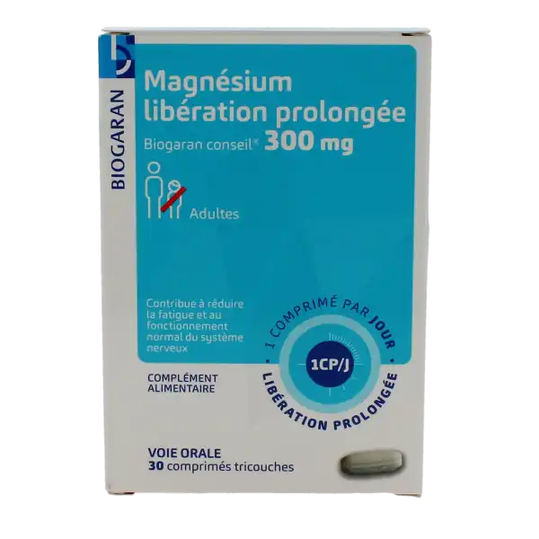 Biogaran Conseil Magnésium 300mg Comprimés Lp B/30