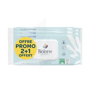 Biolane Expert Pro Lingette Pure Water 3paquets/60