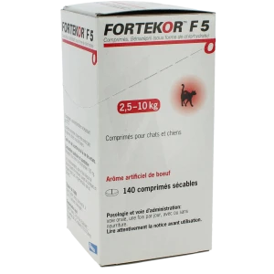 Fortekor F 5 Comprimes Pour Chats Et Chiens, Comprimé