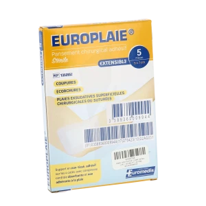 Euromedis Pans Stérile Avec Compresse 5x7,2cm B/5