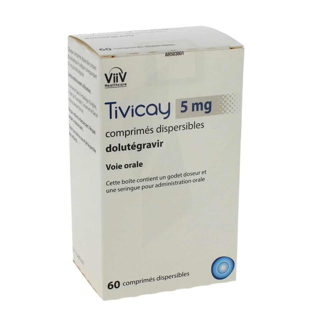 Tivicay 5 Mg, Comprimé Dispersible