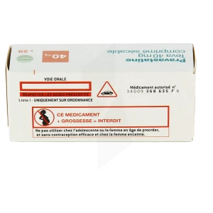 Pravastatine Teva 40 Mg, Comprimé Sécable