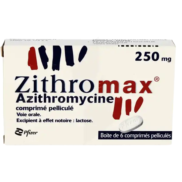 Zithromax 250 Mg, Comprimé Pelliculé