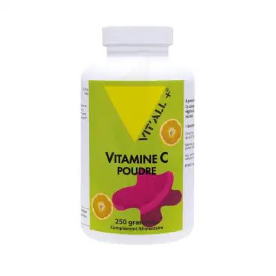Vitall+ Vitamine C Poudre 250g à Beaujeu-Saint-Vallier-Pierrejux-et-Quitteur