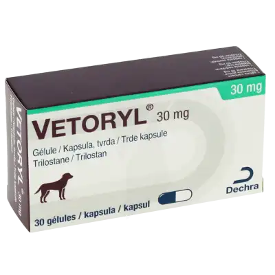 Vetoryl 30 Mg Gelules Pour Chiens, Gélule à Bassens