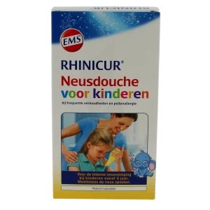 Rhinicur Prép Pour Solution Nasale Lavage Des Fosses Nasales Enfant 4 Sachets/1,25g+appareil
