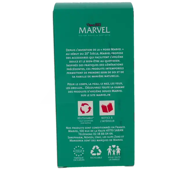 Marvel Poire Lavement Bout Effilé N°1 30cc
