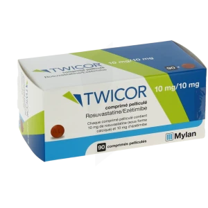 Twicor 10 Mg/10 Mg, Comprimé Pelliculé