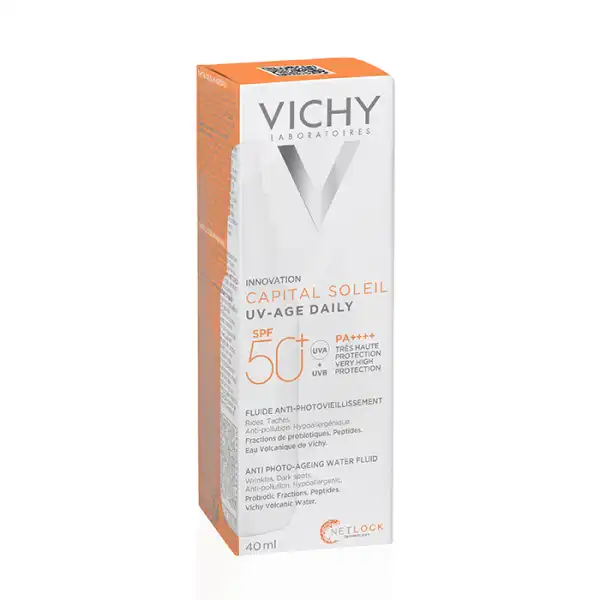 Vichy Capital Soleil Uv-age Daily Spf50+ Flacon Pompe/40ml