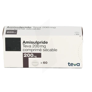 Amisulpride Teva 200 Mg, Comprimé Sécable