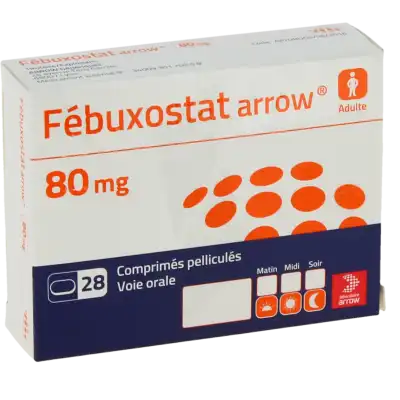 FÉbuxostat Arrow 80 Mg, Comprimé Pelliculé à Casteljaloux
