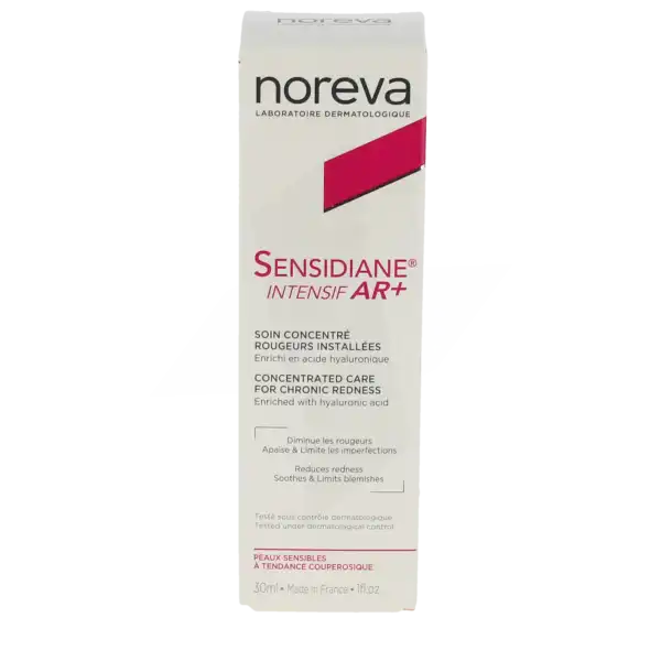 Noreva Sensidiane Ar+ Intensif Crème Soin Concentré Anti-rougeur T Pompe/30ml
