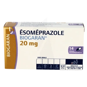 Esomeprazole Biogaran 20 Mg, Gélule Gastro-résistante