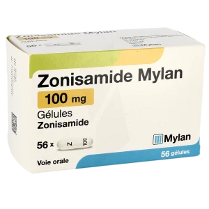 Zonisamide Mylan 50 Mg, Gélule