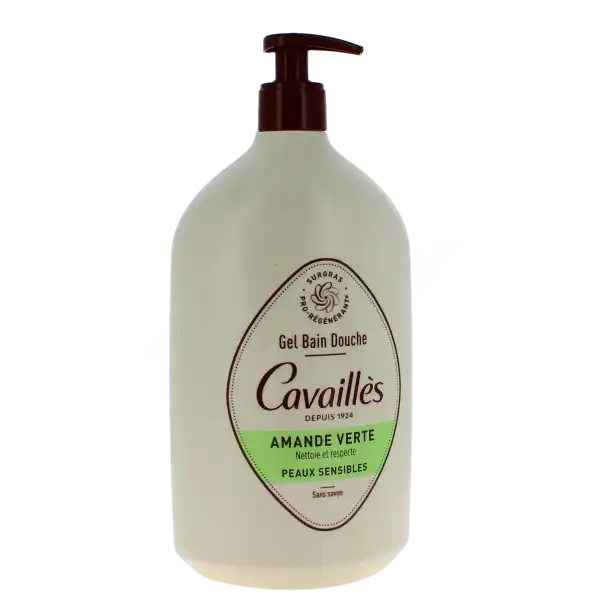 Roge Cavailles Gel Bain Douche Amande Verte Flacon Pompe De 1 L