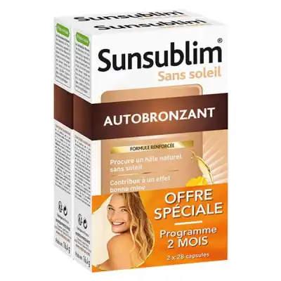 Nutreov Sunsublim Caps Autobronzant Ultra 2b/28 à Bordeaux