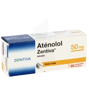 Atenolol Zentiva 50 Mg, Comprimé Sécable