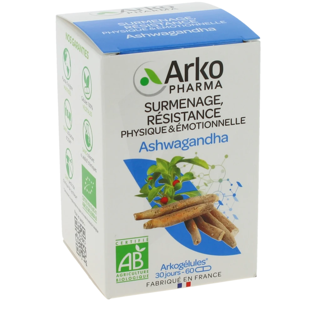 Arkogelules Ashwagandha Bio GÉl B/60