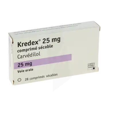 KREDEX 25 mg, comprimé sécable
