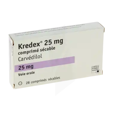 Kredex 25 Mg, Comprimé Sécable à Angers