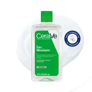 Cerave Eau Micellaire Nettoyante Visage Et Yeux Pour Les Peaux Normales à Sèches Flacon/295ml à Bordeaux