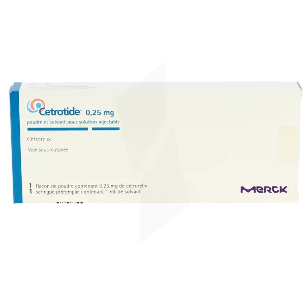 Cetrotide 0,25 Mg, Poudre Et Solvant Pour Solution Injectable