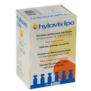 Hylovis Lipo Emulsion Oculaire 30unidose/0,4ml
