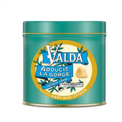 Valda Sans Sucre Gommes à Mâcher Miel Citron B/140g à Saint-Avold