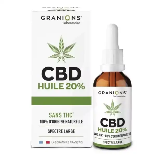 Granions Cbd 20 % Huile Cpal Fl Pipette/10ml