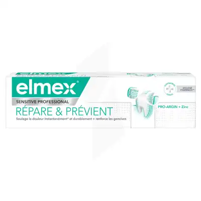 Elmex Sensitive Professional Dentifrice Répare & Prévient T/75ml à CHÂLONS-EN-CHAMPAGNE