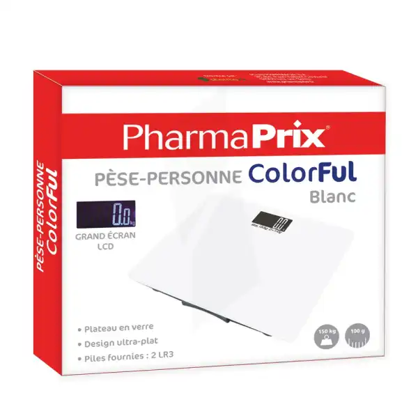 Pèse Personne Colorful Blanc