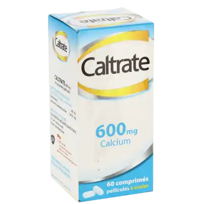 CALTRATE 600 mg, comprimé pelliculé