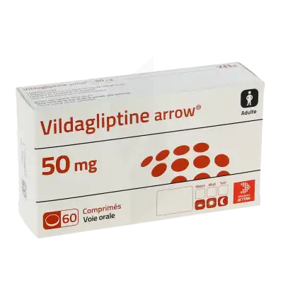 Vildagliptine Arrow 50 Mg, Comprimé à Casteljaloux