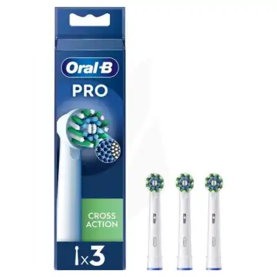 Oral B Pro Cross Action Brossette Blister/3 à VINCENNES