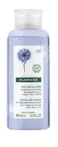 Klorane Bleuet Eau Micellaire Visage Yeux Lèvres 400ml à PERTUIS