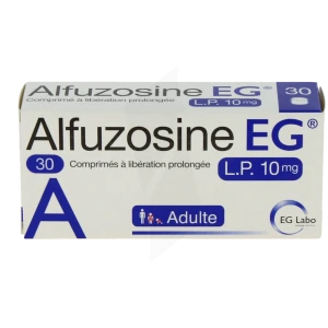 Alfuzosine Eg L.p. 10 Mg, Comprimé à Libération Prolongée