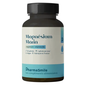Pharmasmile Magnésium Marin B6 Gélules Pot/90