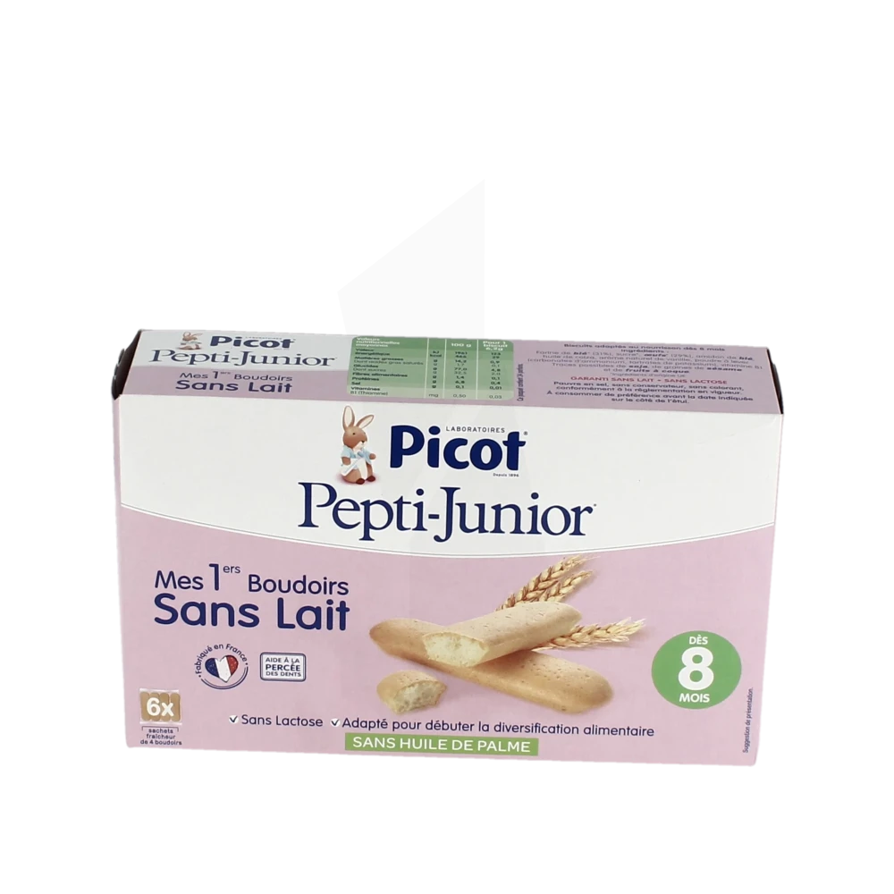 Picot pepti junior biscuits sans lait x 24 - Pharmacie de Fontvieille