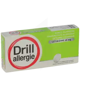 Drill Allergie Cetirizine 10 Mg, Comprimé à Sucer à Mérignac