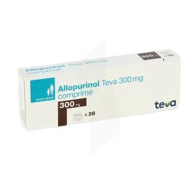 Allopurinol Teva 300 Mg, Comprimé à DIJON
