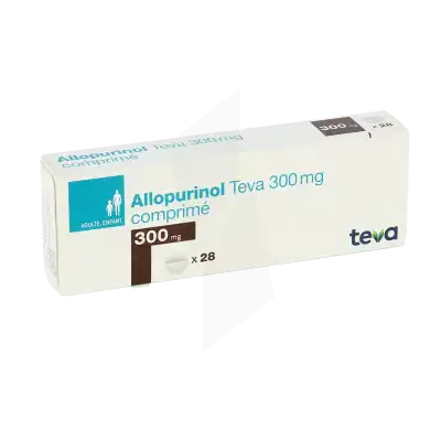 Allopurinol Teva 300 Mg, Comprimé à TOULOUSE