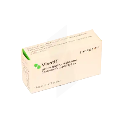 VIVOTIF, gélule gastro-résistante
