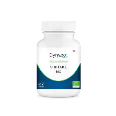 Dynveo SHIITAKE Bio concentré 20% bêta glucanes 500mg 60 gélules