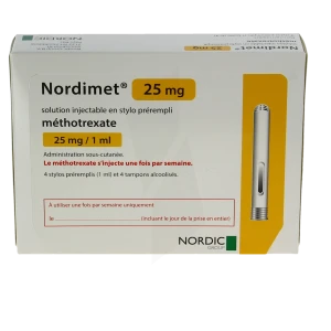 Nordimet 25 Mg, Solution Injectable En Stylo Prérempli