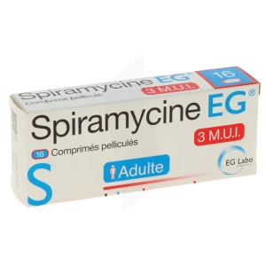 Spiramycine Eg 3 M.u.i., Comprimé Pelliculé