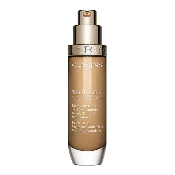 Clarins Skin Illusion Full Coverage Haute Couvrance Teint Mat Lumineux Longue Tenue & Hydratation 110.5w 30ml