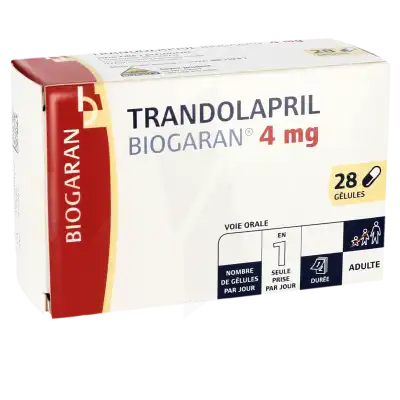 Trandolapril Biogaran 4 Mg, Gélule à RUMILLY