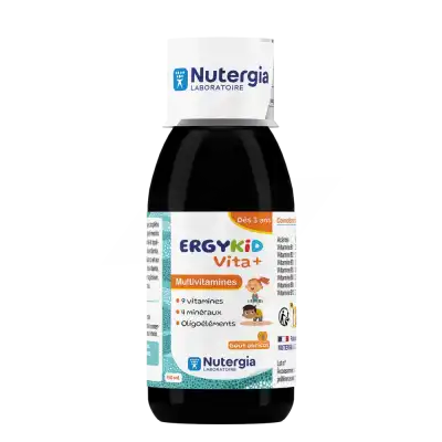 Nutergia Ergykid Vita+ Solution Buvable Fl/150ml à Saint-Médard-en-Jalles