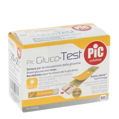 Pic Glucotest Bdlette Réactive B/50 à Mérignac